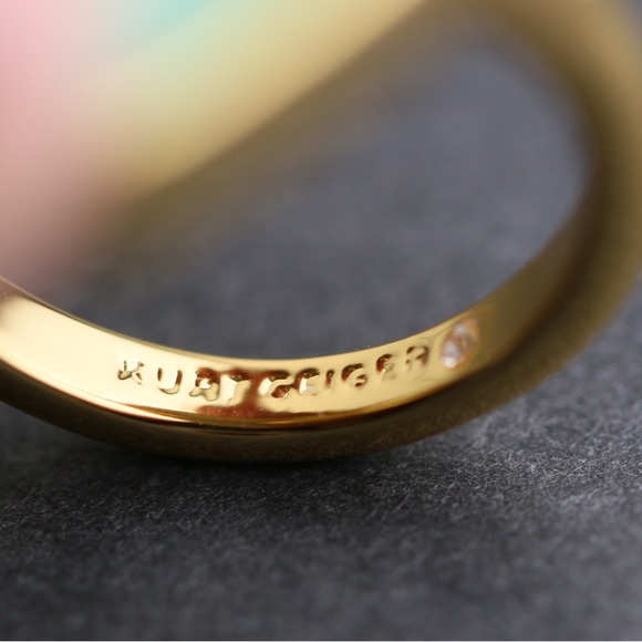 Kurt Geiger Evil Eye Heart Cocktail Ring - Picture 9 of 9